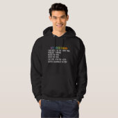 Mijn ADHD-hersenen Neurodiversiteit Bewustzijn Ges Hoodie (Voorkant volledig)