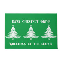 Mijn adres op een feestelijke kerst