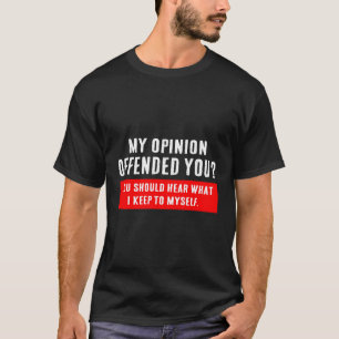 Mijn advies biedt je volwassen mens, Novelty Sarca T-shirt