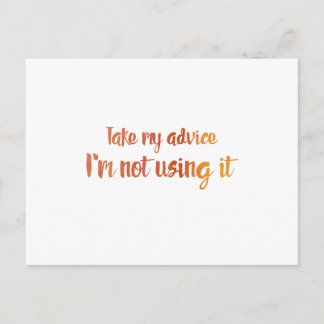 Mijn advies briefkaart