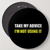Mijn advies ronde button 6,0 cm (Voorkant /achterkant)