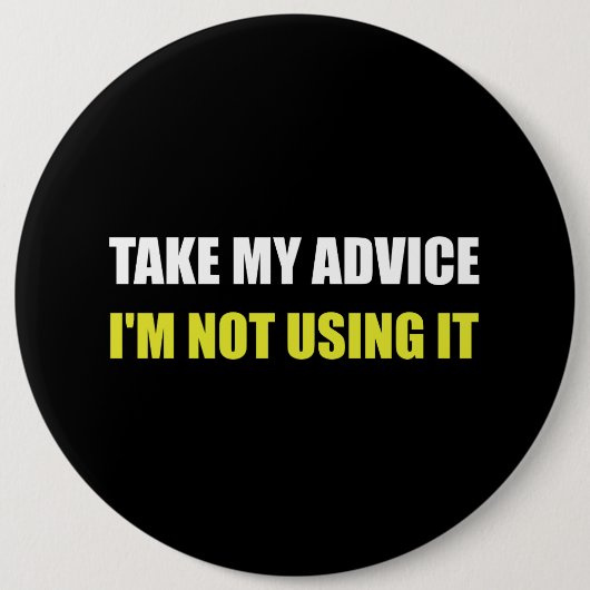 Mijn advies ronde button 6,0 cm (Voorkant)