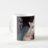 MIJN AFBEELDINGEN 018, ik eet mijn voeten Koffiemok (Voorkant links)