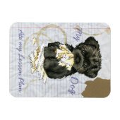 Mijn affenpinscher Ate Mijn Lesson Plan Magneet (Horizontaal)