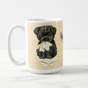 Mijn affenpinscher Ate Mijn thuiswerk Koffiemok