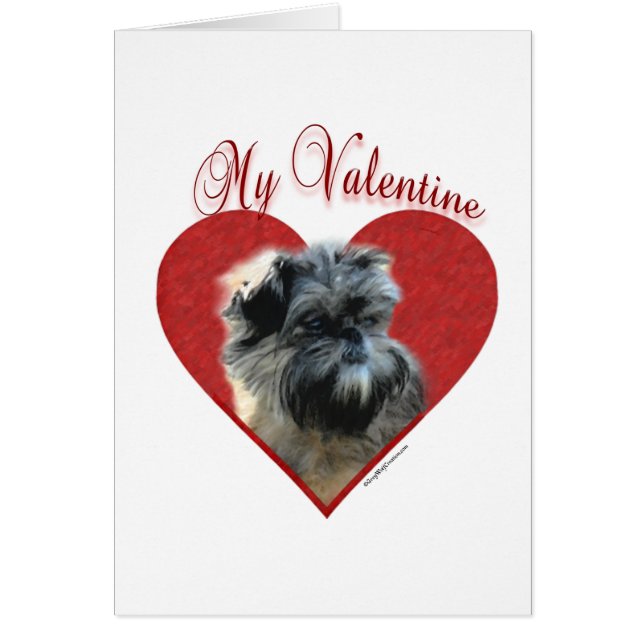 Mijn Affenpinscher Valentijn (Voorkant)