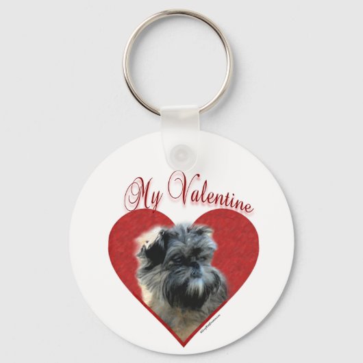 Mijn Affenpinscher Valentijn Sleutelhanger (Voorkant)