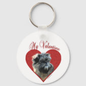Mijn Affenpinscher Valentijn Sleutelhanger (Achterkant)