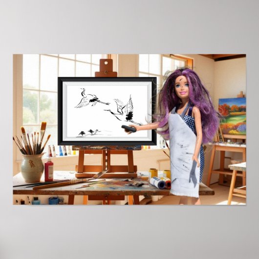 Mijn afgewerkte houtskooltekening. poster (Voorkant)