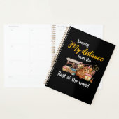 Mijn afstand tot de rest van de wereld bewaren planner (Display)