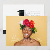 Mijn Afstudeerder van het Manuscript van de Naam A Aankondiging (Voorkant / Achterkant)