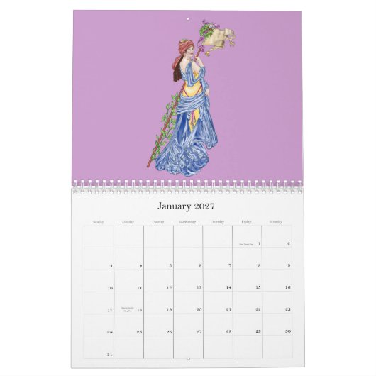 Mijn agenda kalender (Jan 2027)