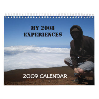 Mijn agenda van 2008: Ervaringen van 2009 Kalender