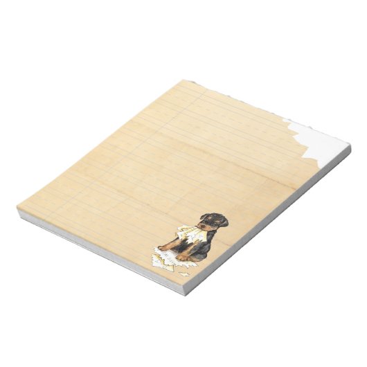 Mijn Airedale Ate Mijn thuiswerk Notitieblok (Linkerzijde)