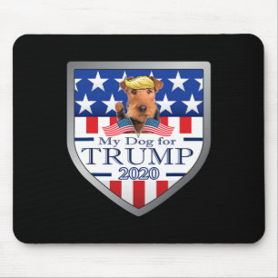 Mijn Airedale-terriër voor Trump Muismat
