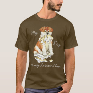 Mijn Akita Ate Mijn Lesson Plan T-shirt