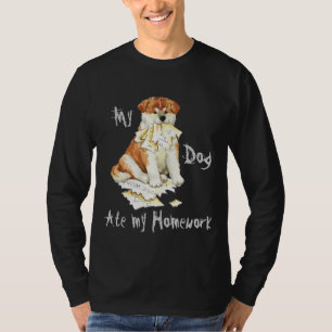 Mijn Akita Ate Mijn thuiswerk T-shirt