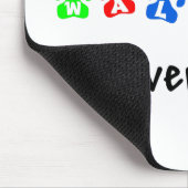 Mijn Akita loopt over me heen Muismat (Hoek)