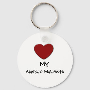 Mijn Alaskan Malamute Sleutelhanger