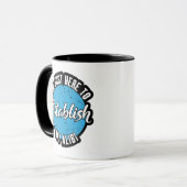 Mijn Alibi Vormen Leuk Sarcastisch Citaat Cadeau Mok (Voorkant links)