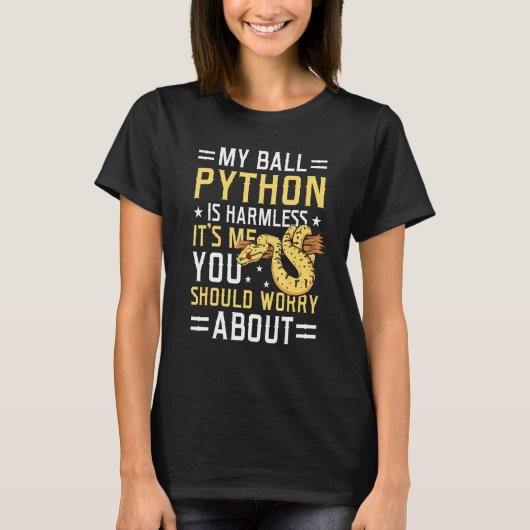 Mijn all Python is een onberispelijke slangenhuisb T-shirt (Voorkant)