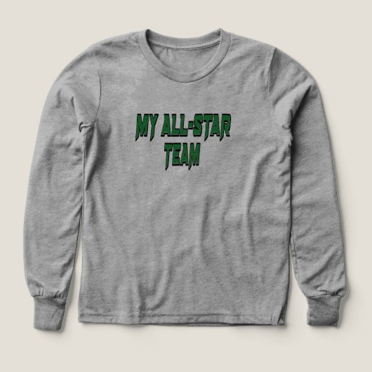 Mijn All-Star Team Kind Football Sweatshirt (Voorkant)
