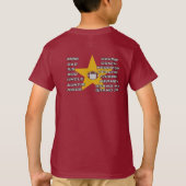 Mijn All-Star Team Kind Football T-shirt (Achterkant)