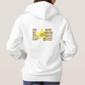 Mijn All-Star Team Vrouwen Football Hoody (Achterkant)