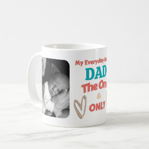 Mijn alledaagse held? DAD - Gepersonaliseerde foto Koffiemok