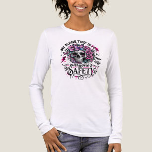Mijn Alleen Tijd Is Voor Iedereens Veiligheid Sche Tri-Blend Shirt