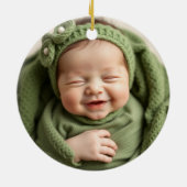 Mijn allereerste kerst met Naam en Jaar Koala Keramisch Ornament (Achterkant)