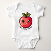 🍎 Mijn allereerste Rosh Hashanah met aangepaste t Romper (Voorkant)