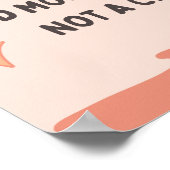 Mijn allergie is geen grap poster (Hoek)