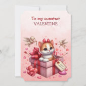 Mijn allerliefste Valentijnskitje in een doos Feestdagenkaart (Voorkant)