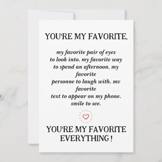 Mijn Alles: Een Hartelijke Kaart voor Alle Gelegen (Voorkant)