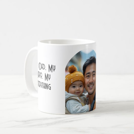 Mijn alles en aangepaste foto koffiemok (Voorkant links)