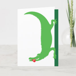 Mijn Alligator Valentijn Kaart