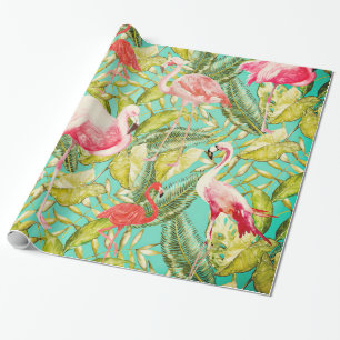 Mijn Aloha Oerwoud Bird Flamingo Garden Cadeaupapier