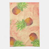 Mijn Aloha Tropische anananasappeltuin Theedoek (Verticaal)