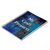 Mijn ambachtelijke projecten - Laptop Blauw voor d Notitieboek (Linkerzijde)