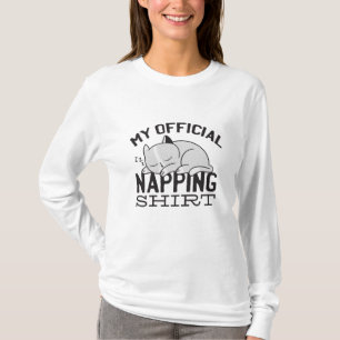 Mijn ambtenaar die shirt neigt - luie slaapkat