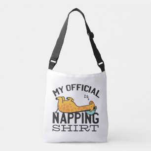 Mijn ambtenaar die shirt neigt - wazige slapende G Crossbody Tas
