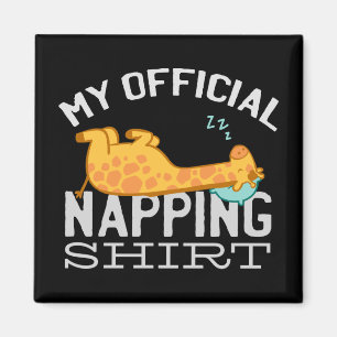Mijn ambtenaar die shirt neigt - wazige slapende G Magneet