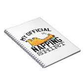 Mijn ambtenaar die shirt neigt - wazige slapende G Notitieboek (Rechterzijde)