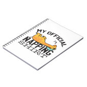 Mijn ambtenaar die shirt neigt - wazige slapende G Notitieboek (Linkerzijde)