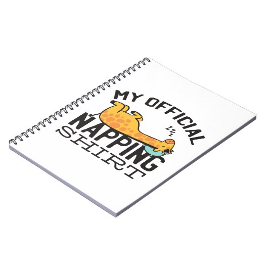 Mijn ambtenaar die shirt neigt - wazige slapende G Notitieboek (Linkerzijde)