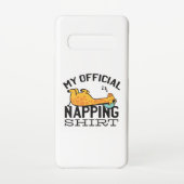 Mijn ambtenaar die shirt neigt - wazige slapende G Samsung Galaxy Hoesje (Achterkant)
