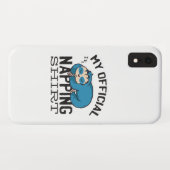 Mijn ambtenaar die shirt neigt - wazige slapende s Case-Mate iPhone case (Achterkant (horizontaal))