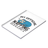 Mijn ambtenaar die shirt neigt - wazige slapende s notitieboek (Linkerzijde)