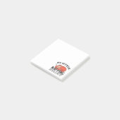 Mijn ambtenaar die shirt neigt - wazige slapende s post-it® notes (Schuin)